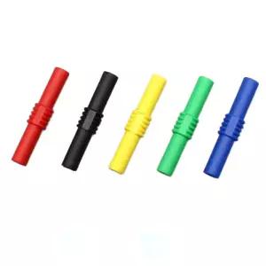 바나나잭 암놈 10pcs 검정색 절연 빨간색 플러그 확장 금도금 케이블 전원