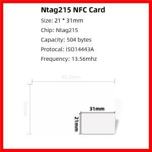 5YOA 5/10/50개 NFC Ntag215 216 코인 태그 키 13.56MHz 카드 라벨 RFID 울트라라이트 25mm 지름 원형