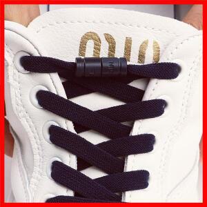 1쌍/2쌍 탄력 있는 끈 없는 신발끈 캡슐 버클 운동화 평평한 어린이 성인 액세서리