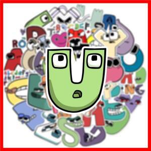 10/30/50pcs 알파벳 Lore 편지 전설 만화 낙서 스티커 재미 있은 장식 파티 워터 컵 휴대 전화 쉘