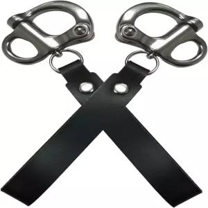 베이가옥수 퀵 릴리스 섀클 다목적 고내력 리깅 스프링 타입 SCBA 마스크 세일링 리깅에 적합 마린 등급