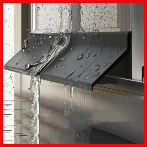 1개 1m/2m 슬라이딩 창문 물막이 바 알루미늄 합금 도어 게이트 가정 정원 하드웨어 물 비 차단 씰링 스트