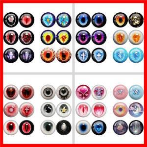 12 개/가방 BJD 인형 14MM 눈 조각 장난감 Blythe 액세서리 칩 선물