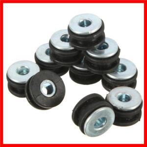 400B 10Pcs 마모 방지 고무 그로밋 오토바이 페어링 부싱 쿠션