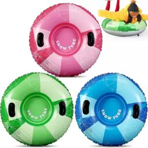 소티프 3팩 썰매용 스노우 튜브 36인치 대형 풍선 눈썰매 성인용 겨울 장난감 야외 썰매 크리스마스 선물