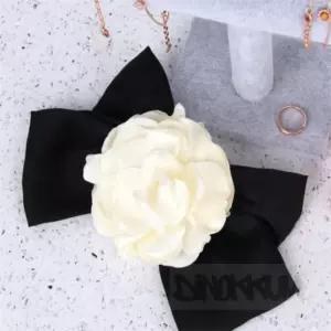 디노꿈 로즈 코사지 아이보리 8CM 헤어악세사리부자재 코사지재료 머리핀재료