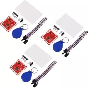 ALMOCN 3PCS PN532 NFC NXP RFID 모듈 V3 키트 근거리 무선 통신 리더 I2C SPI HSU S50 화이트 카드 키