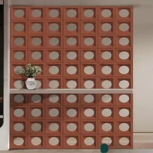 PU 시멘트 컬러 외벽장식 원형 블럭 정사각형 벽돌