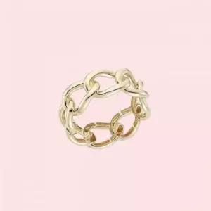 로이드 14K 볼륨 체인 7.8mm 반지 LRS24076G 4579635