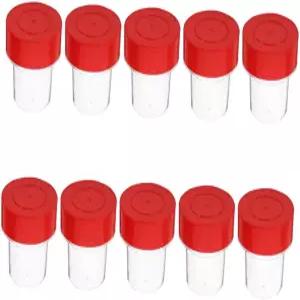 스토북 10개 스타일리시 원형 씰 박스 플라스틱 스탬프 정리함 휴대용 보관함 튼튼한 홀더 사용