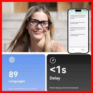 로키드 AI 글래스는 가벼운 AR 스마트글래스로 사진 촬영, 실시간 내비게이션, 번역, 텔레프롬프터 기능을
