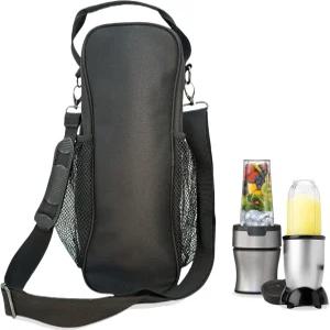 닌자 핏 컴팩트 개인용 블렌더용 JKCWOTS 휴대용 블렌더 가방 - 손잡이 및 조절 가능한 어깨 끈 뉴트리