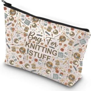 뜨개질 초보자를 위한 G2TUP 원사 보관 가방 지퍼 파우치 애호가용 코바늘 새것