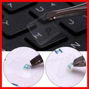 컴퓨터 PC 먼지 보호를위한 러시아어 투명 키보드 스티커 언어 알파벳 블랙 화이트 라벨 노트북 액세서리