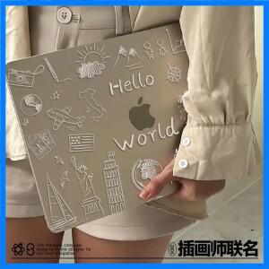 Macbook Air15 A3114 A2941 Pro14 Air13.3/13.6 하드 쉘 투명 케이스 용 노트북 보호