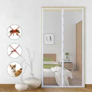 [콩심팥심]현관 방충문 자석모기장 셀프시공 미세방충망 100x210 셀프방충망
