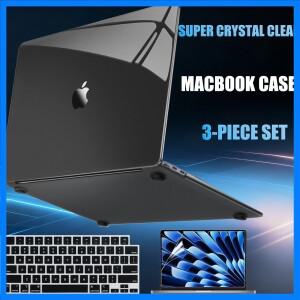 맥북 프로 14 M5 칩 2025 호환 케이스 세트, 하드 쉘 커버&스크린 필름 16인치용