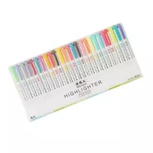 형광펜 25색 세트 파스텔 필기구 암기펜 DD-13166