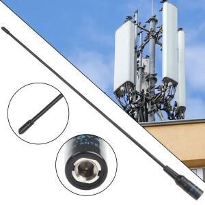 워키 토키 AM-771 안테나 핫 듀얼 밴드 144MHz 430MHz SMA-남성 라디오 Quansheng UVK5의 공기 주파수 대역