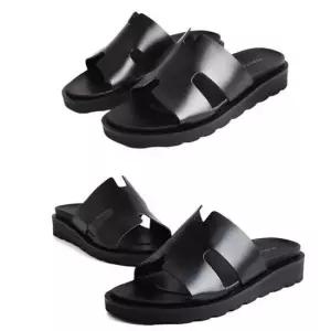 발등이 편안한 세련된 디자인 남성용 캐쥬얼 신사용 잡화 슬라이드 털 모음 발난로