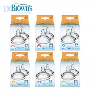 닥터브라운 와이드넥 옵션스 플러스 젖꼭지(2P)