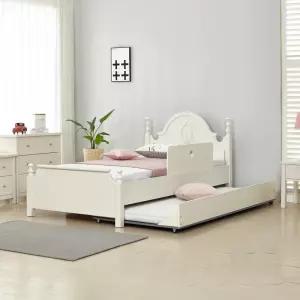 [키즈돔] 로즈 슈퍼 이단 어린이 학생 초등 공주 슬라이딩 침대