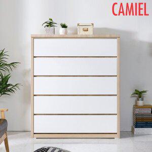 [태윤인터내셔널][까미엘]위니 1200 와이드 왕 5단 서랍장(HW_LU0049)