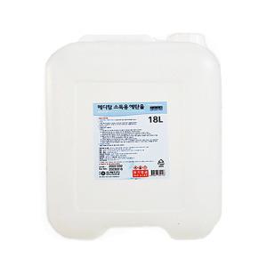 메디탑 소독용 에탄올 18L 에탄올액 피부 소독