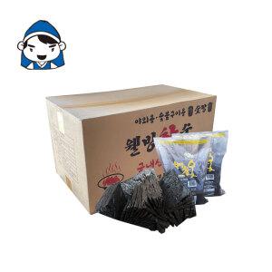 국내산 갑도리 바베큐참나무 웰빙참숯 (1kgx2봉지/5봉지/10봉지)