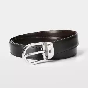 몽블랑 리버시블 남성 레더 벨트 38157 128135