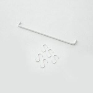 한샘 플롯 타공판용 행거프레임 60cm+S자고리 5개입 (알레 공용)