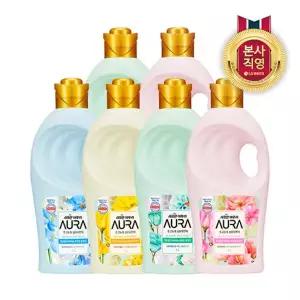 샤프란 아우라 섬유유연제 1L x 6개 (향4종 중 택1)