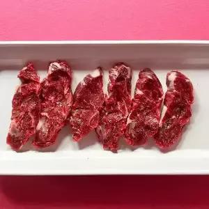 [품질보장] 1++No.9등급 한우 제비추리 200g 투뿔한우