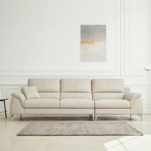 한샘몰pick 레벤 노이스201 천연면피 가죽소파 4인용 (3종/택1)