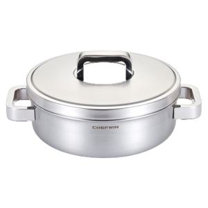 쉐프윈 316 스텐 커퍼코어 통5중 전골냄비, 24cm, 1개
