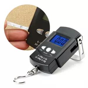 캐리어 무게 측정기 수화물 저울 휴대용 여행용 전자 매달림 손저울 낚시 50Kg 가방