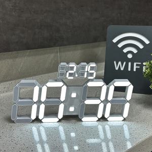 플라이토 와이파이 인테리어 3D LED 벽시계 38cm 데이즈