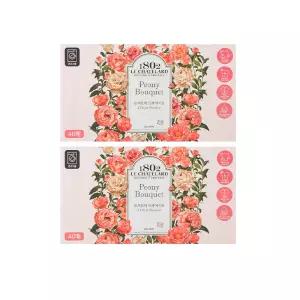 르샤트라 건조기용 드라이시트 피오니부케향, 40매, 2개