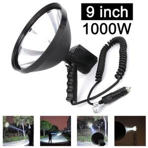 서치라이트 차량 액세서리 작업등 방수 휴대용 무선 손전등 충전식 바이크 오토바이 9 인치 1000W