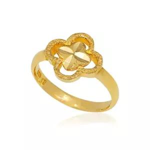 여자 순금 반지 11.25g [컷팅 클로버2]