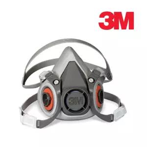 3M 6200 1개 반면형 양구형 방독마스크 