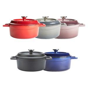 라바 무쇠 주물 냄비 16cm 18cm 2종 LAVA 에나멜코팅