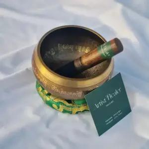 아티스트힐러 싱잉볼 명상종 요가종 방짜유기 씽잉볼 9.5cm 세트