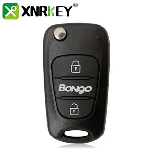 XNRKEY-3 버튼 플립 원격 차 키 셸 TOY40 블레이드 날 포함 현대 기아 봉고 케이스 커버