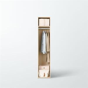 한샘 샘베딩 드레스룸 40cm(높이 194cm) 1단행거형 2종