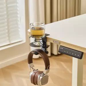 아우스 FJA-01 알루미늄 멀티 컵홀더 헤드셋 거치대 데스크테리어 가방걸이 다용도 테이블 컵홀더