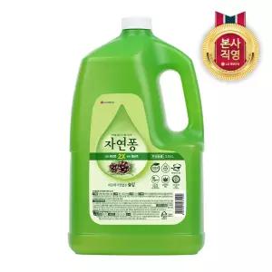 자연퐁 주방세제 솔잎 리필 3.04L 1개
