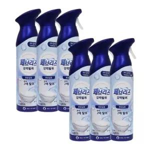 페브리즈 화장실용 에어 프레시 스카이 165g x6 /실내냄새제거/방향제