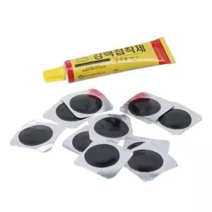 SMC 자전거 펑크수리 패치세트 30ml 타이어 튜브접착제 본드포함 마루니 패치