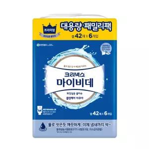 크리넥스 마이비데클린케어아쿠아 42매*6입